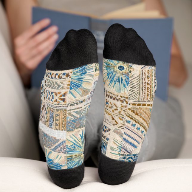 Mandala Patchwork Socks Socken (Unterseite)