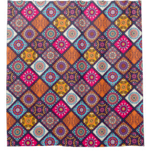 Mandala Pattern Duschvorhang