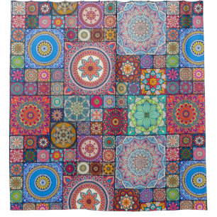 Mandala Pattern Duschvorhang