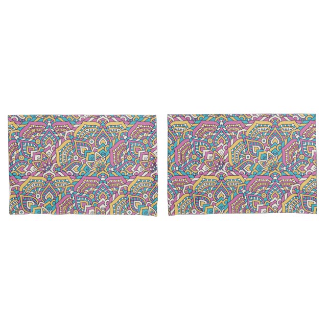 Mandala Pattern Kissenbezug (Vorderseite-Set)