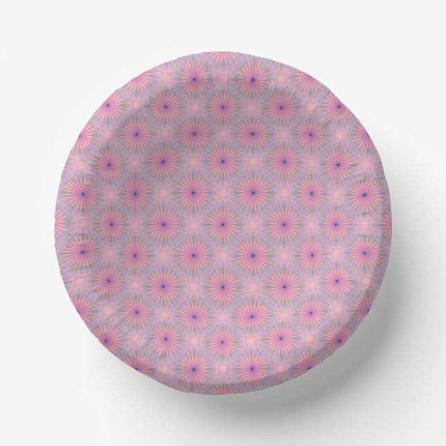Mandala Pattern Pappteller (Vorderseite)
