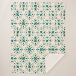 Mandala pattern Sherpa Blanket Sherpadecke