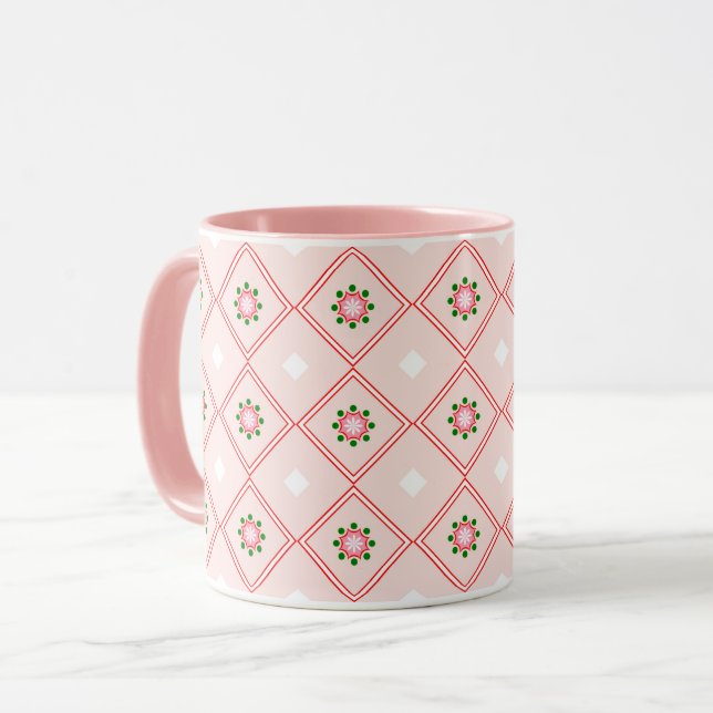 Mandala Pattern Tasse (Vorderseite Links)