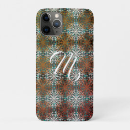 Mandala Peacock Boho Inspiration Monogram Case-Mate iPhone Hülle