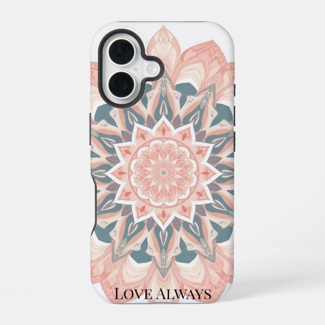 Mandala Phone Case - Arabesque iPhone 16 Hülle (Rückseite)
