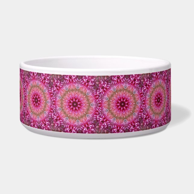 Mandala Pink Flower Pattern Napf (Vorderseite)