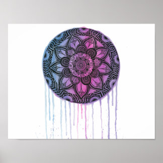 Mandala-Plakat Poster