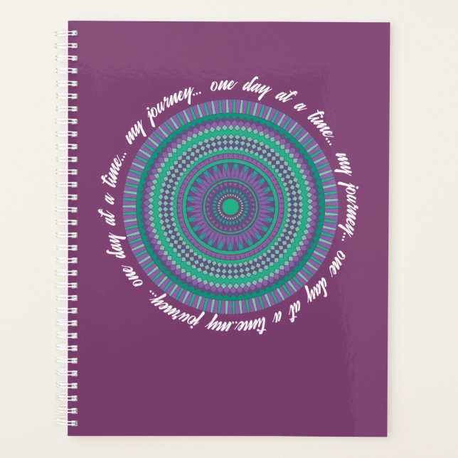 Mandala Planner hebdomadaire/mensuel (Devant)