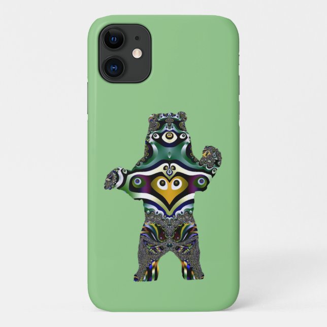 Mandala Polar Bear Case-Mate iPhone Hülle (Rückseite)