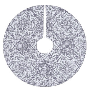 Mandala Polyester Weihnachtsbaumdecke