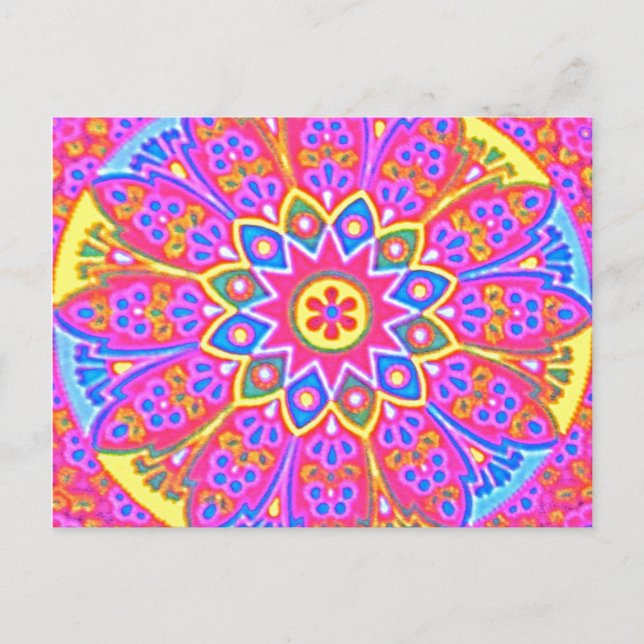 MANDALA Postcard Postkarte (Vorderseite)