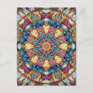 Mandala Postkarte