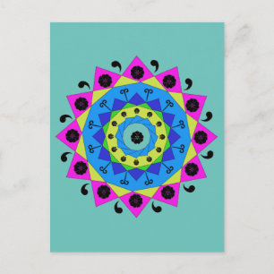 Mandala Postkarte
