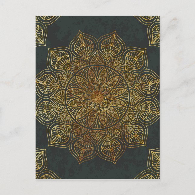 Mandala Postkarte (Vorderseite)