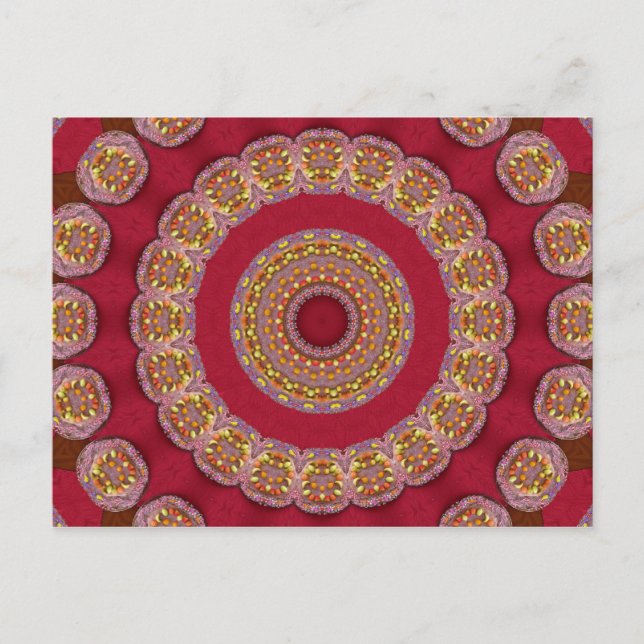 Mandala Postkarte (Vorderseite)