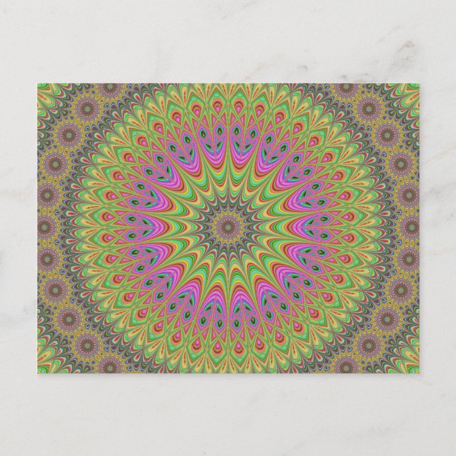 Mandala Postkarte (Vorderseite)