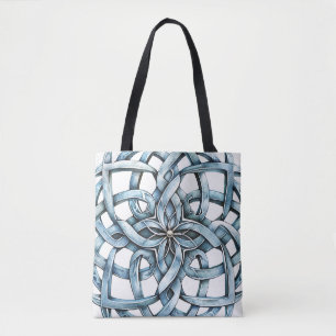 Mandala Print Design Tote Bag Tasche