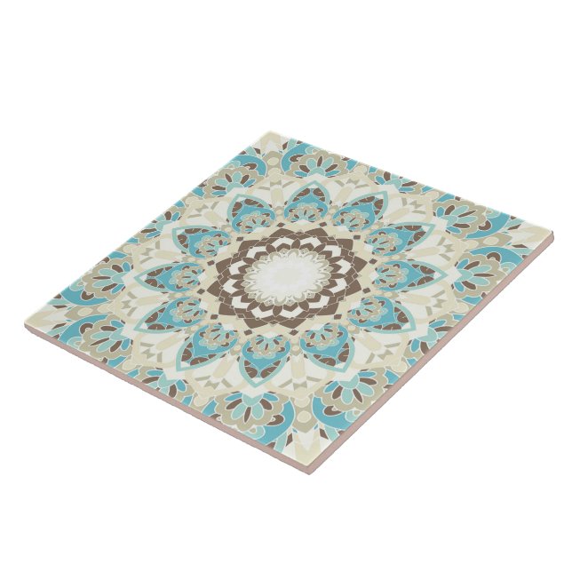 Mandala Print Tile Fliese (Seite)