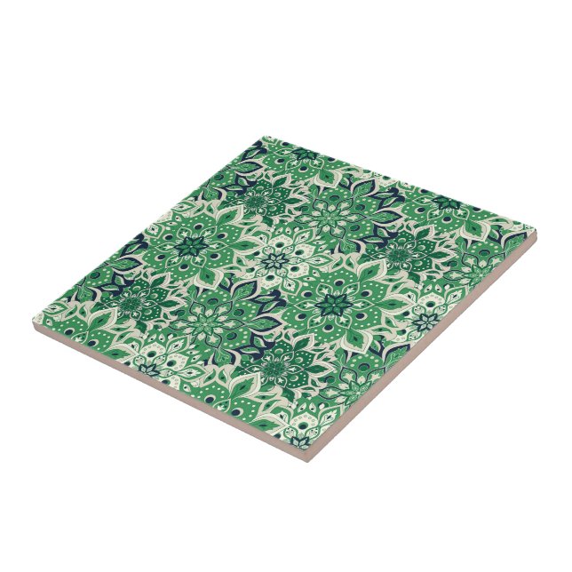 Mandala Print Tile Fliese (Seite)