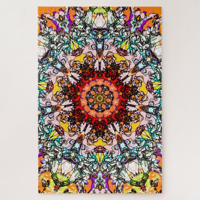 Mandala-Puzzle (Vertikal)