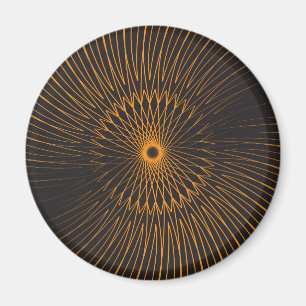 Mandala, Radfahrer 6 Magnet