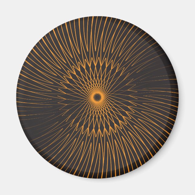 Mandala, Radfahrer 6 Magnet (Vorne)