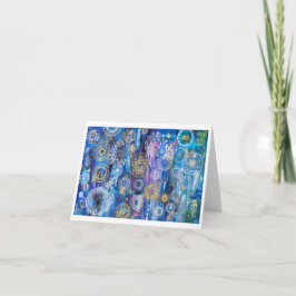 Mandala Rain Note Card Karte