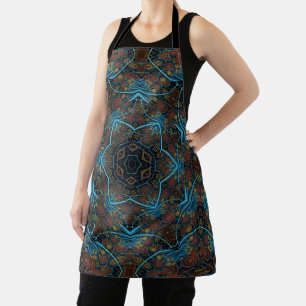 Mandala Rosette Boho Bohemisch Style Dandy Pattern Schürze