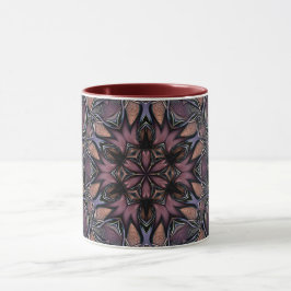 Mandala Rosette Floral Twin Retro Boho Mug