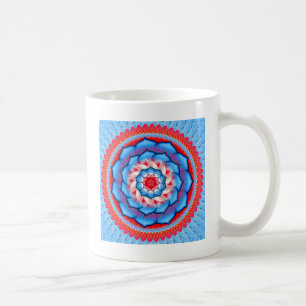 Mandala-Rosette Kaffeetasse