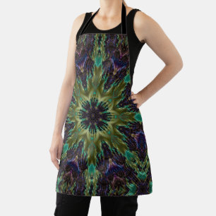 Mandala Rosette Retro Hippie Boho Chic Bohemisch Schürze