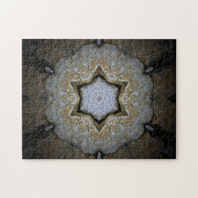 Mandala Round Blume Hoop Abstract Design Geschenk (Horizontal)