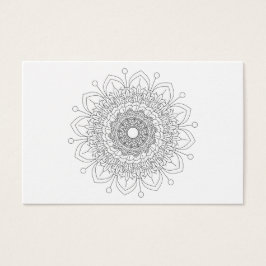 Mandala. Rund schwarz-weiß orientalisches Muster.