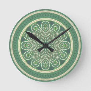 Mandala Runde Wanduhr