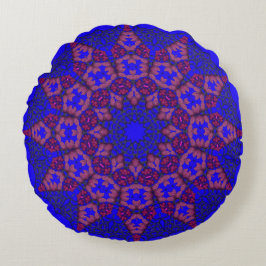Mandala-rundes Wurfs-Kissen der Kunst-3D Rundes Kissen