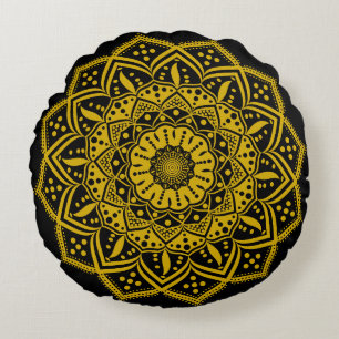 Mandala-Rundkissen Rundes Kissen
