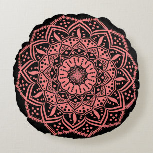 Mandala-Rundkissen Rundes Kissen