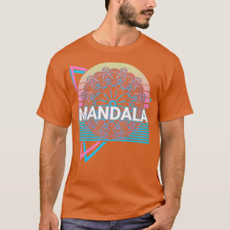 Mandala Sacred Geometry Prana Retro Geschenk T-Shirt