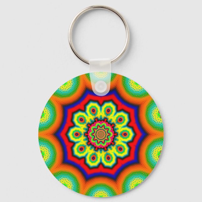 Mandala Schlüsselanhänger (Vorderseite)