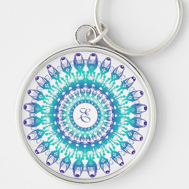 Mandala Schlüsselanhänger (Vorne)