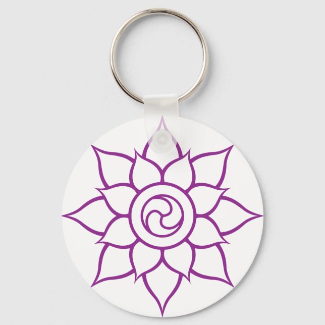Mandala Schlüsselanhänger (Vorderseite)