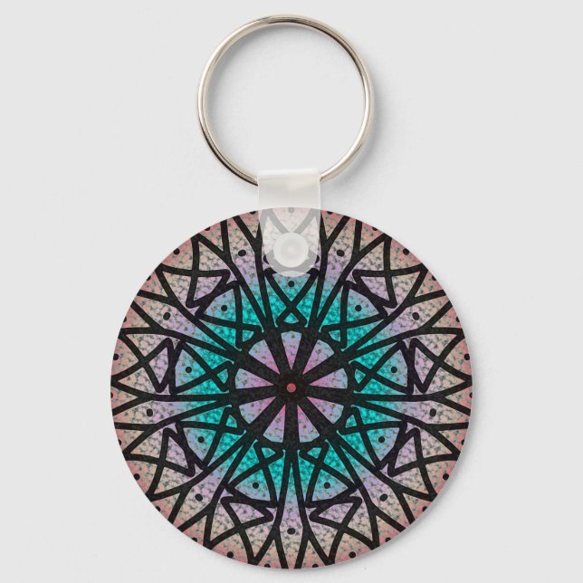 Mandala Schlüsselanhänger (Vorderseite)
