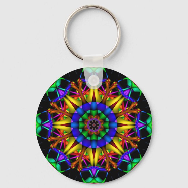 Mandala Schlüsselanhänger (Vorderseite)