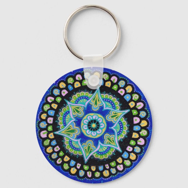 Mandala Schlüsselanhänger (Vorderseite)