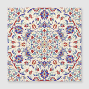 Mandala-Schönheit: Farbige kulturelle Mosaik Magnetkarte