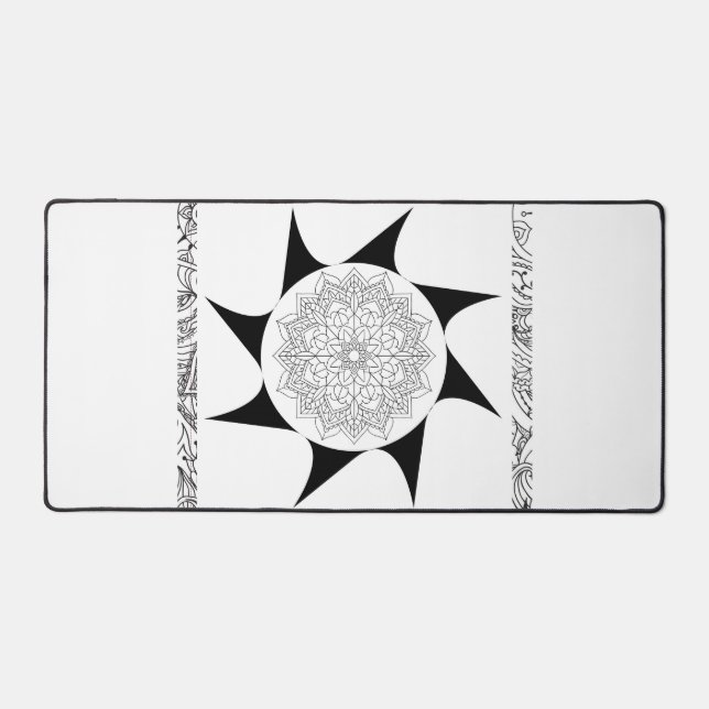 Mandala Schreibtischunterlage (Vorderseite)