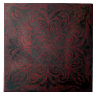 Mandala schwarz romantisch elegant fliese