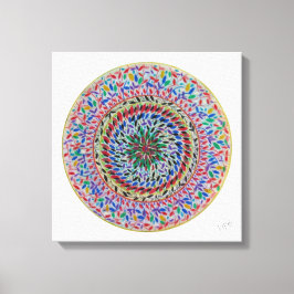 Mandala Serenis Leinwanddruck