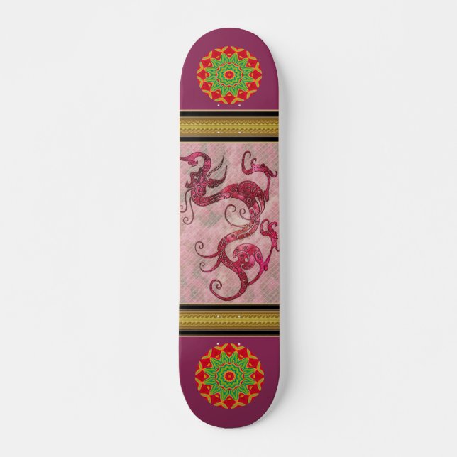 Mandala Skateboard (Vorne)