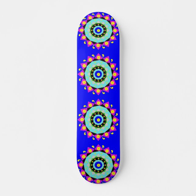 Mandala : Skateboard décoratif (Devant)